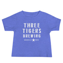 Load image into Gallery viewer, Three Tigers Stencil Block Infant T
