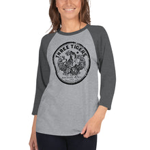 Load image into Gallery viewer, Three Tiger Oval 3/4 Sleeve Raglan Shirt