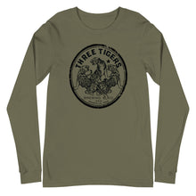 Load image into Gallery viewer, Three Tigers Oval Unisex Long Sleeve