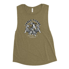 Load image into Gallery viewer, Three Tigers Classic Ladies’ Muscle Tank