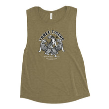 Load image into Gallery viewer, Three Tigers Classic Ladies’ Muscle Tank

