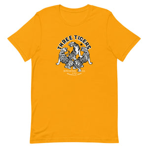 Three Tigers Classic Unisex Tee Shirt