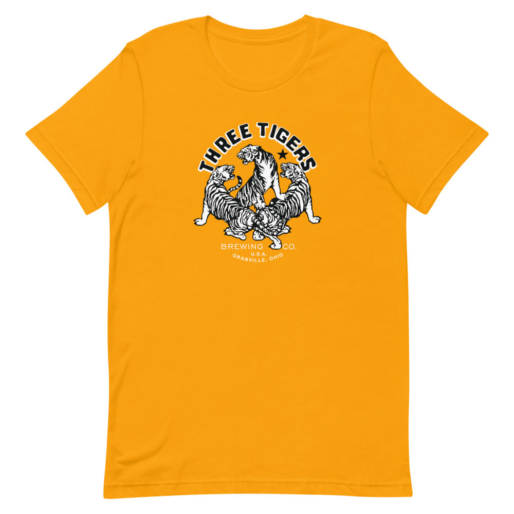 Three Tigers Classic Unisex Tee Shirt